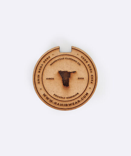 Licence disk holder wooden