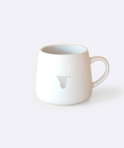Namibia Fingerprint White Ceramic Mug