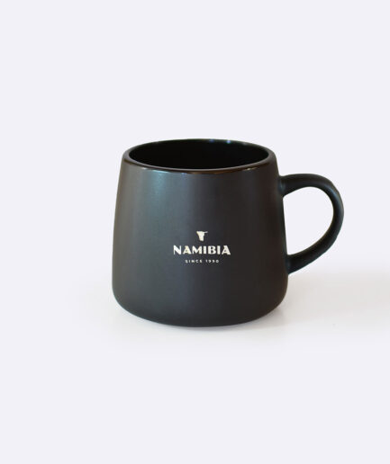 Namibia Vintage Black Ceramic Mug