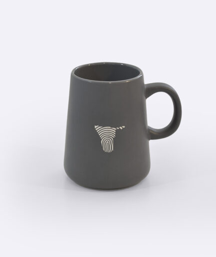 Namibia Fingerprint Grey Ceramic Mug